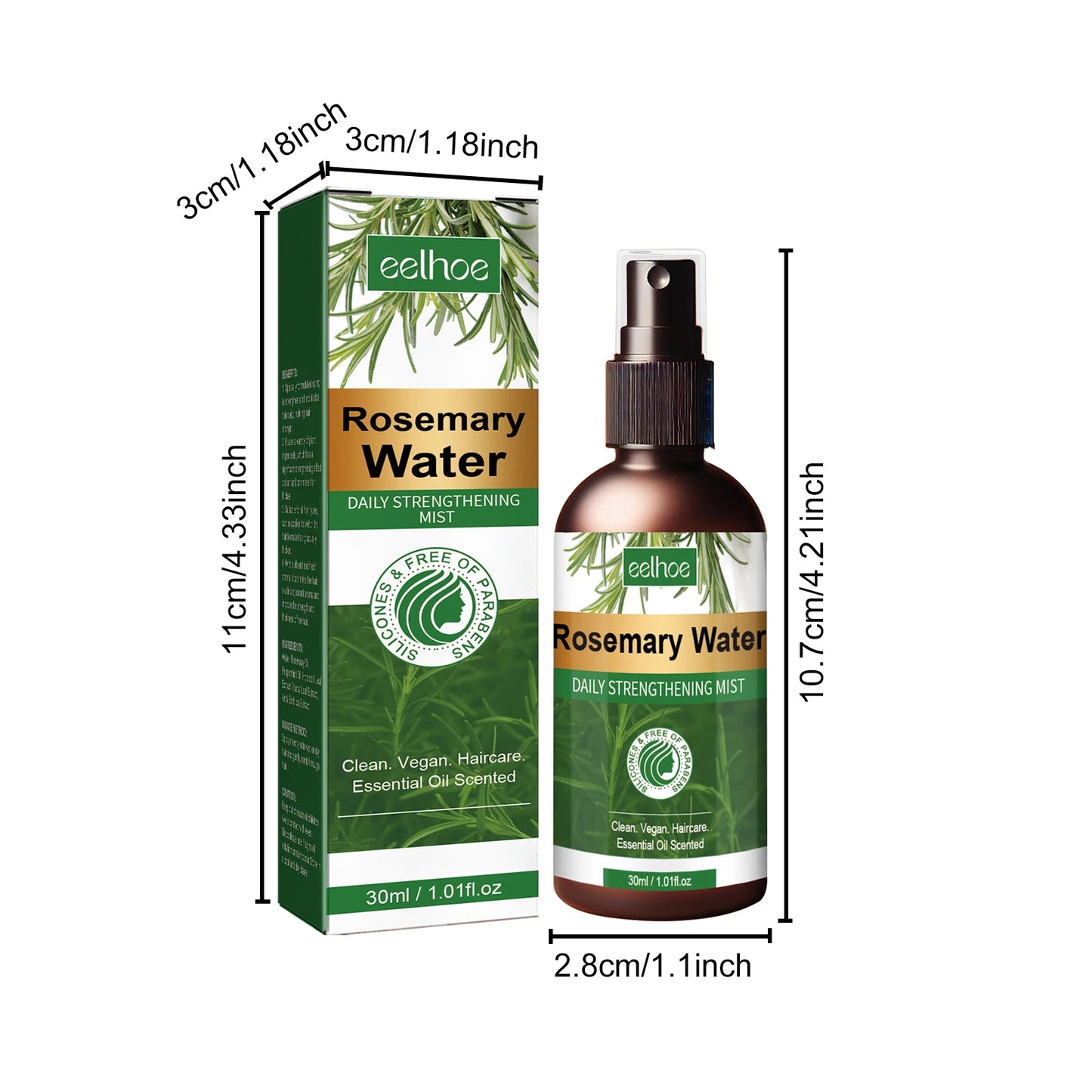 Rosemary Hair Care Nourish, Strengthen Roots  | Relieve Scalp Tension