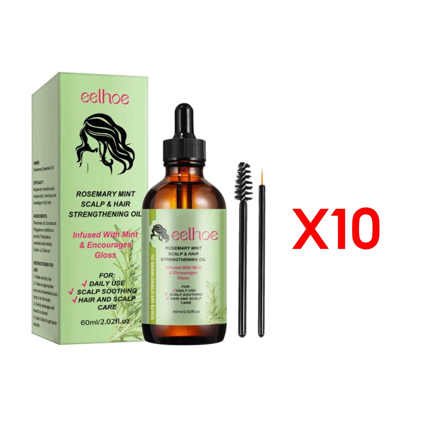 Rosemary Hair Care Nourish, Strengthen Roots  | Relieve Scalp Tension