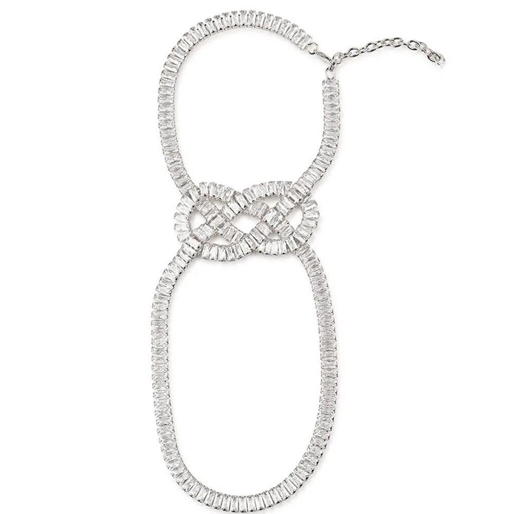 Infinite Love Sign Zircon Anklet