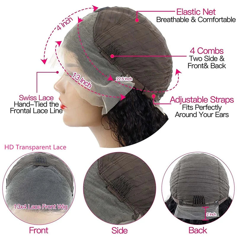 180 Density 13x4 Lace Front