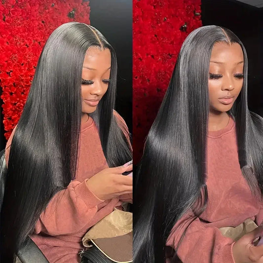 30, 40 Inch Straight Lace | 13x4 Front Wig