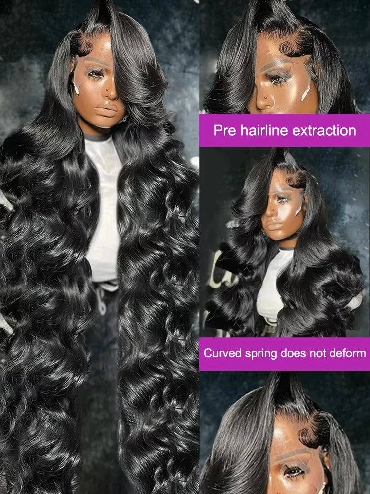 300% High Density | 40 Inch Body Wave 13x4 13x6 HD Lace Front