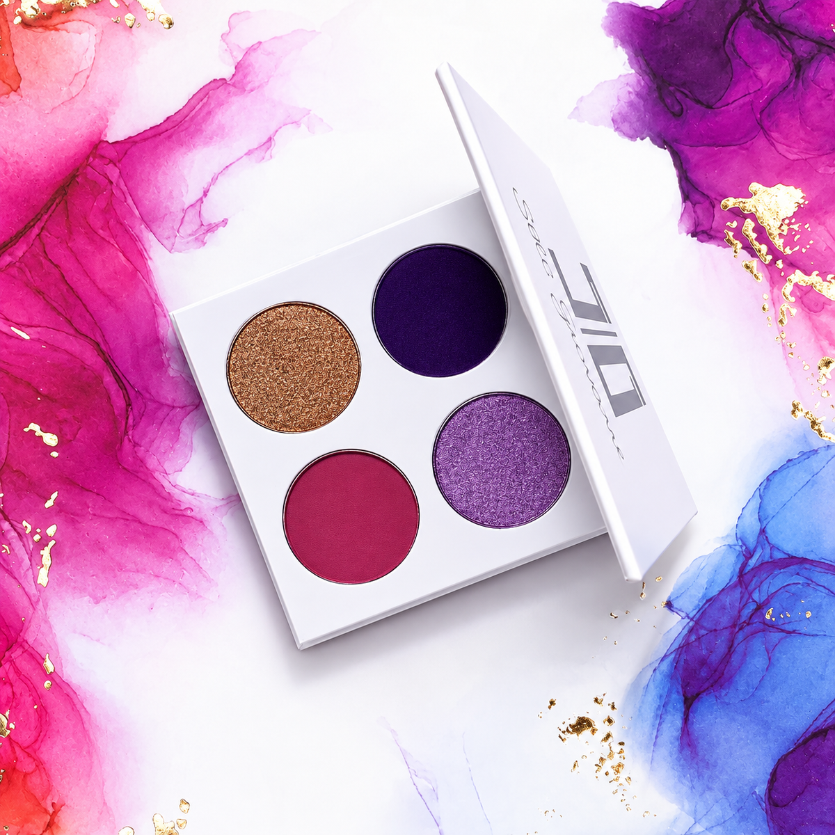 Mattes and Bright Shimmery Eyeshadow - 4 Colors 45