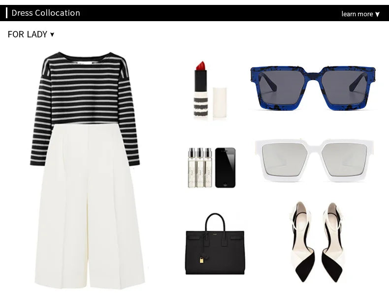 Classic Luxury Square Sunglasses