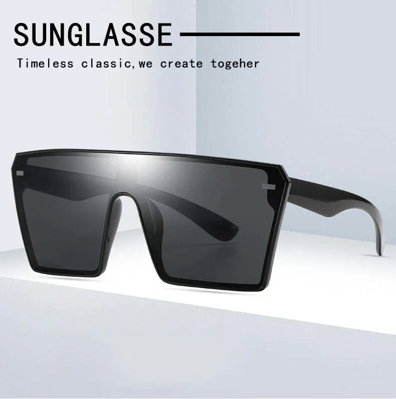Oversized Big Frame Gradient Sunglasses