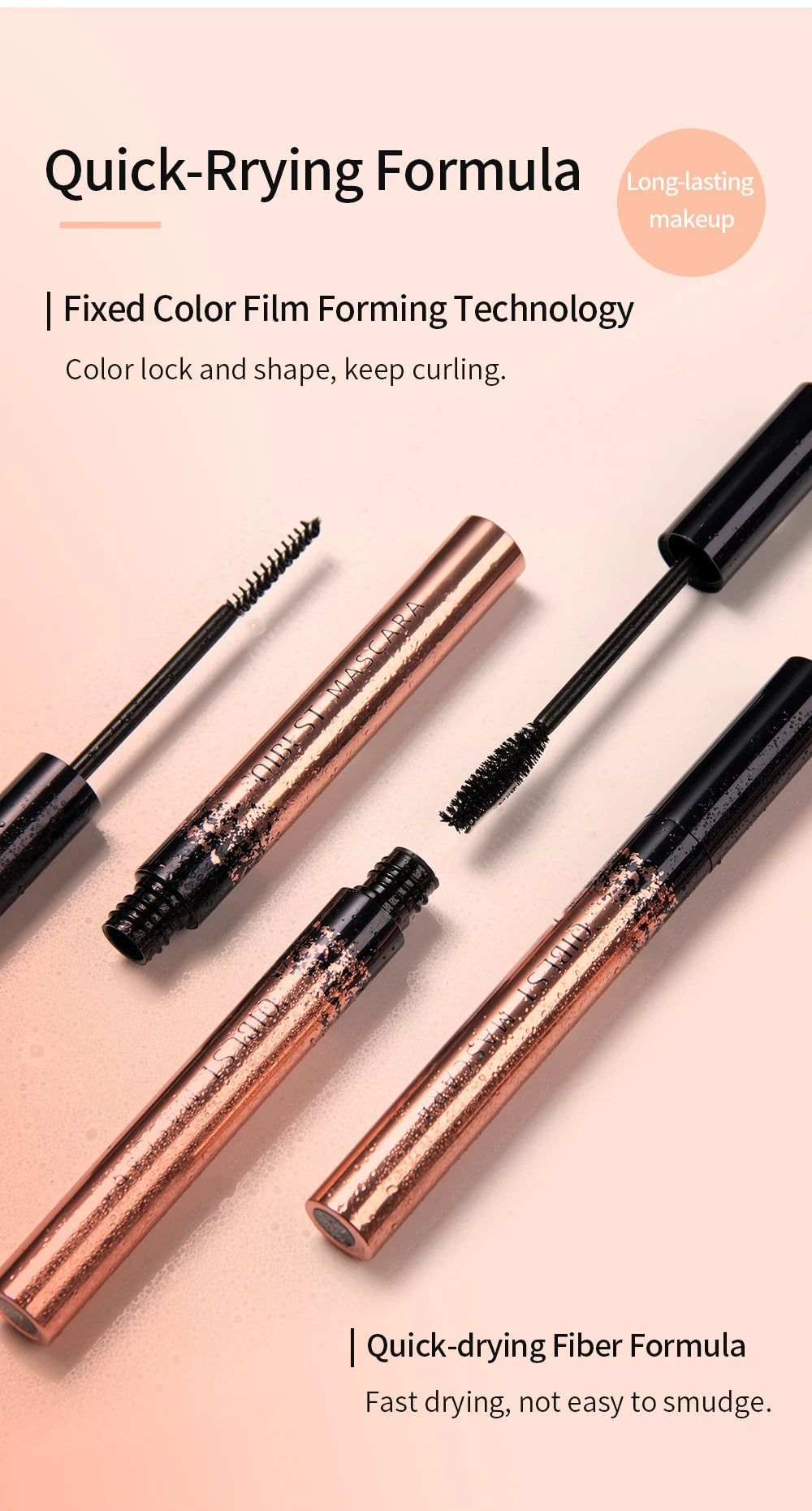 4D Silky Eyelashes Lengthening Waterproof Mascara