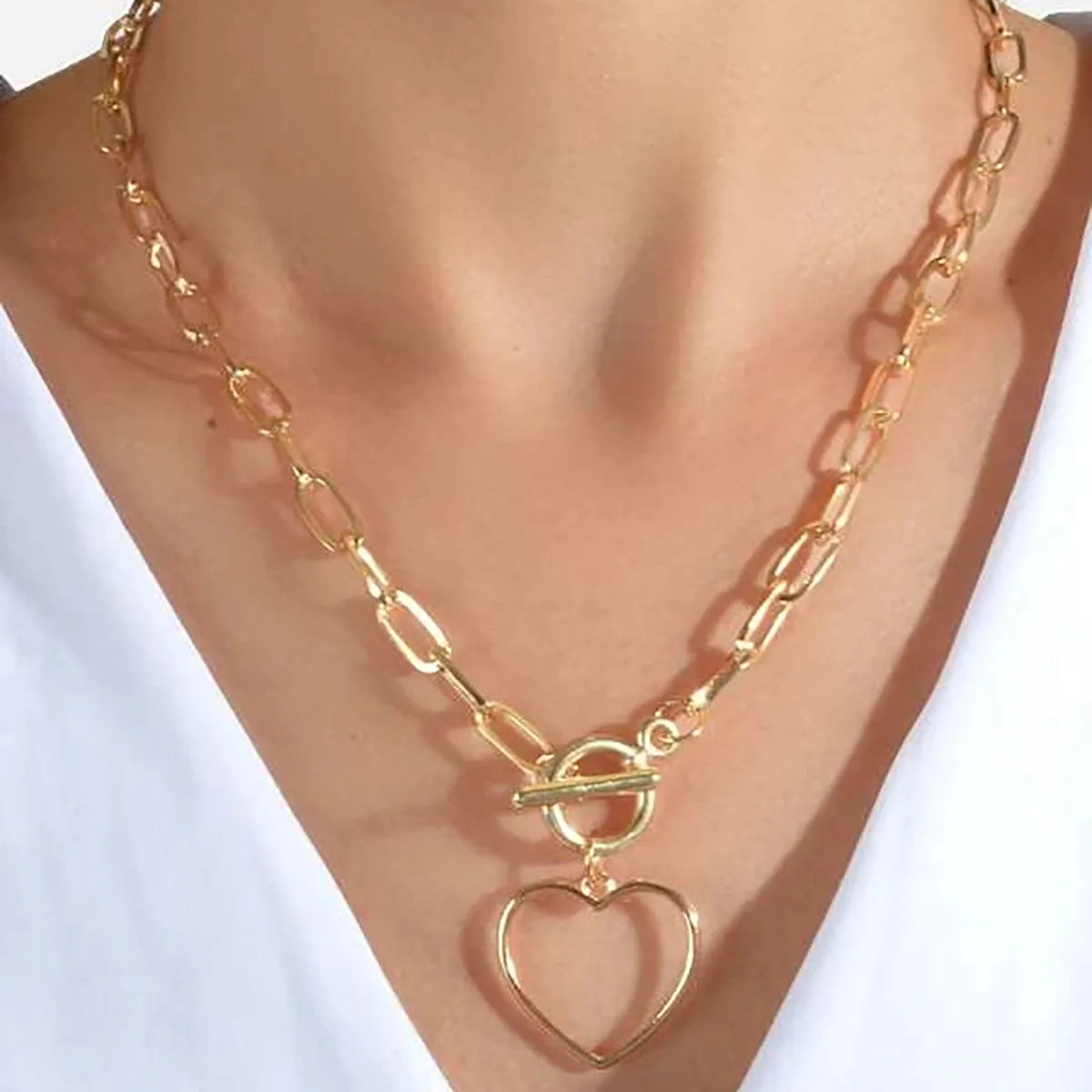 Gold Pearl Round Sequin Moon Butterfly | Rose Flower Pendant Necklaces