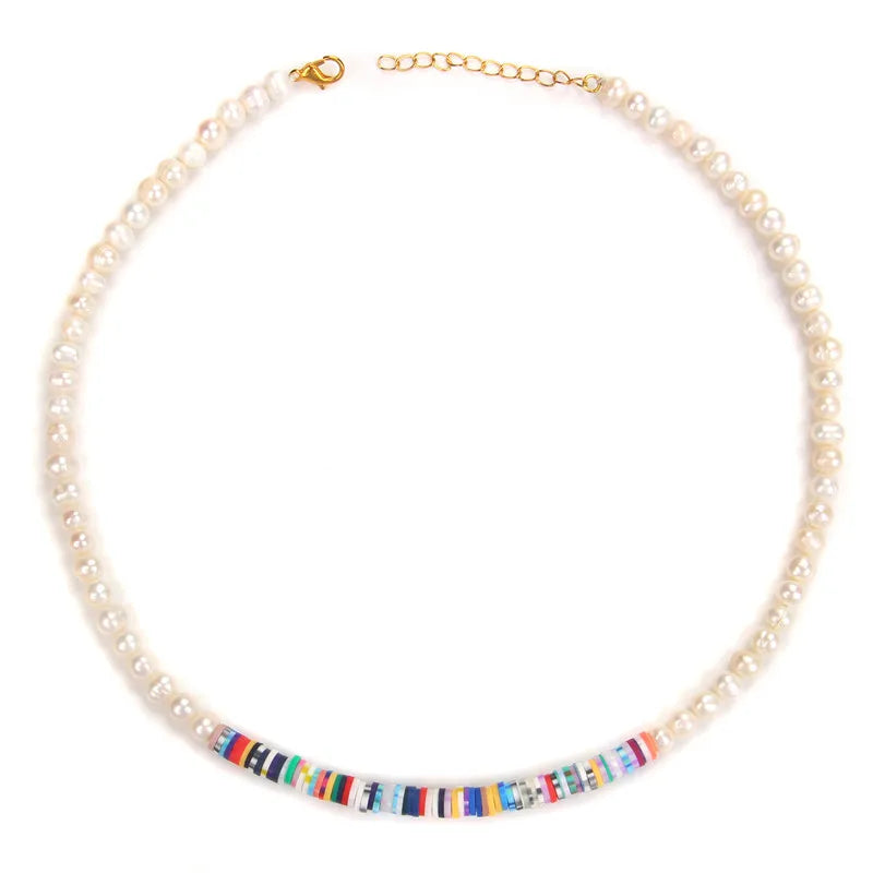Colorful Beaded Natural Baroque Pearl
