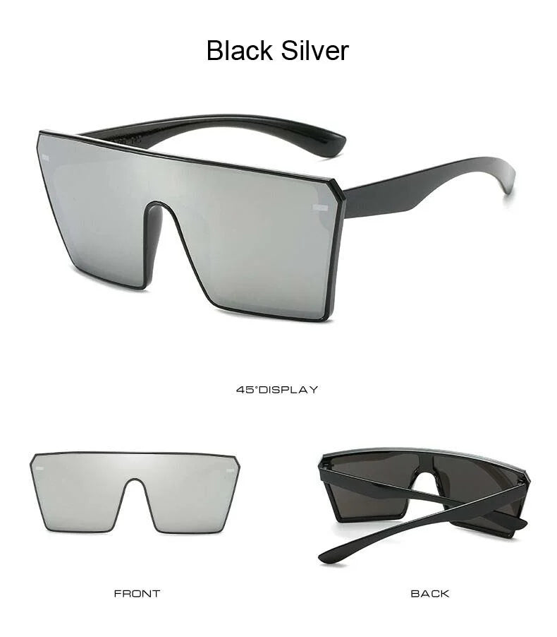 Oversized Big Frame Gradient Sunglasses
