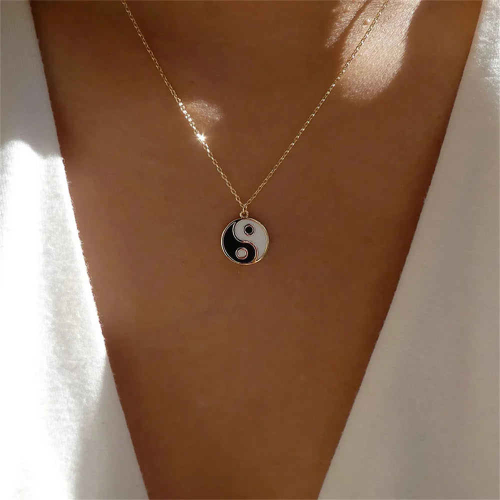 Multilevel Gold Crystal Heart-shaped Necklace