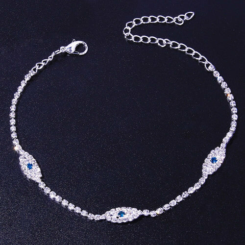 Vintage Crystal Anklet