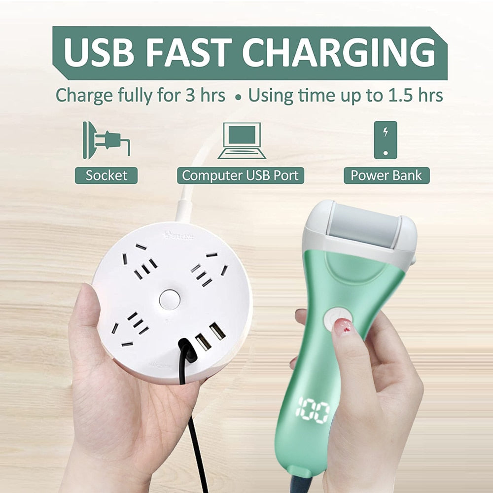Charged Electric Foot File | Pedicure Tools