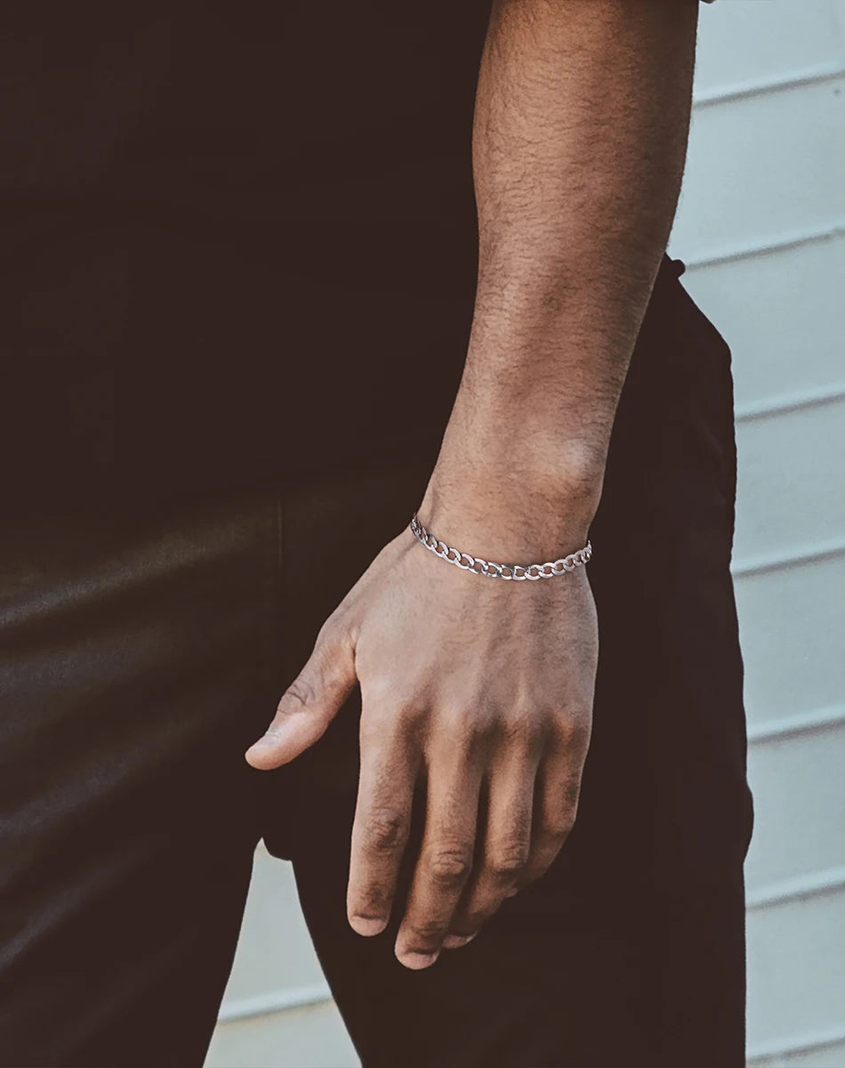 18K Gold Over 925 Sterling Silver Bracelet