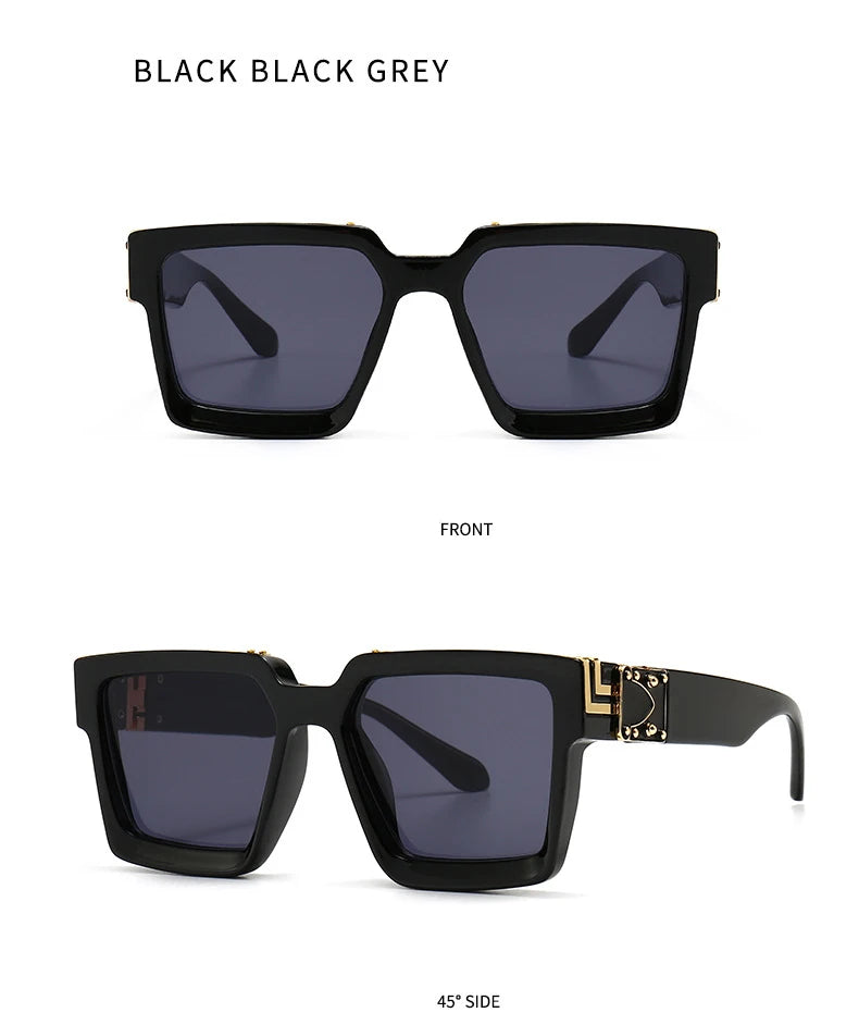 Classic Luxury Square Sunglasses