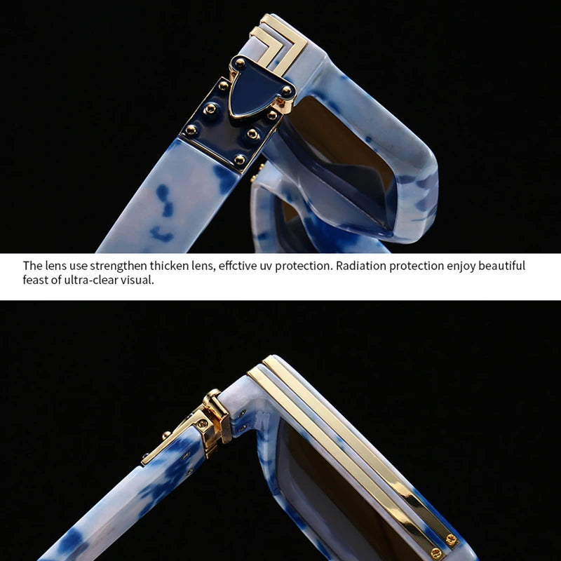 Classic Luxury Square Sunglasses