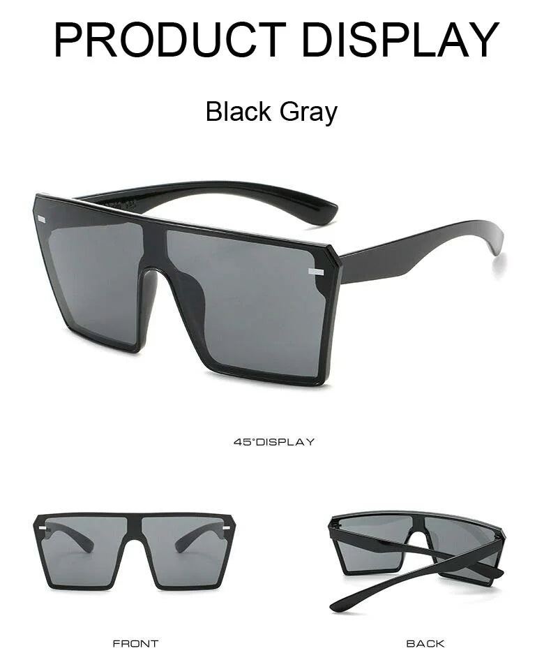 Oversized Big Frame Gradient Sunglasses
