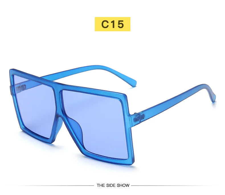 Unisex Oversized Shades Vintage Retro