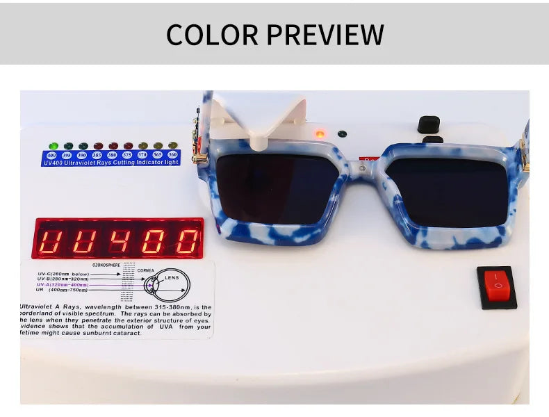 Classic Luxury Square Sunglasses