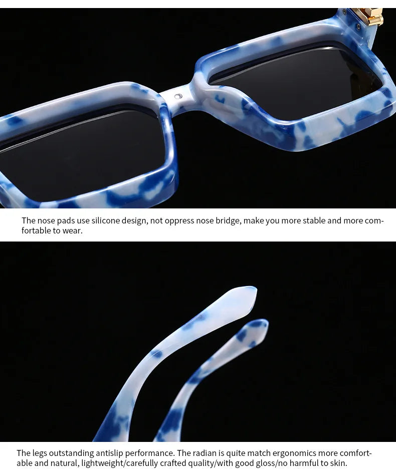 Classic Luxury Square Sunglasses