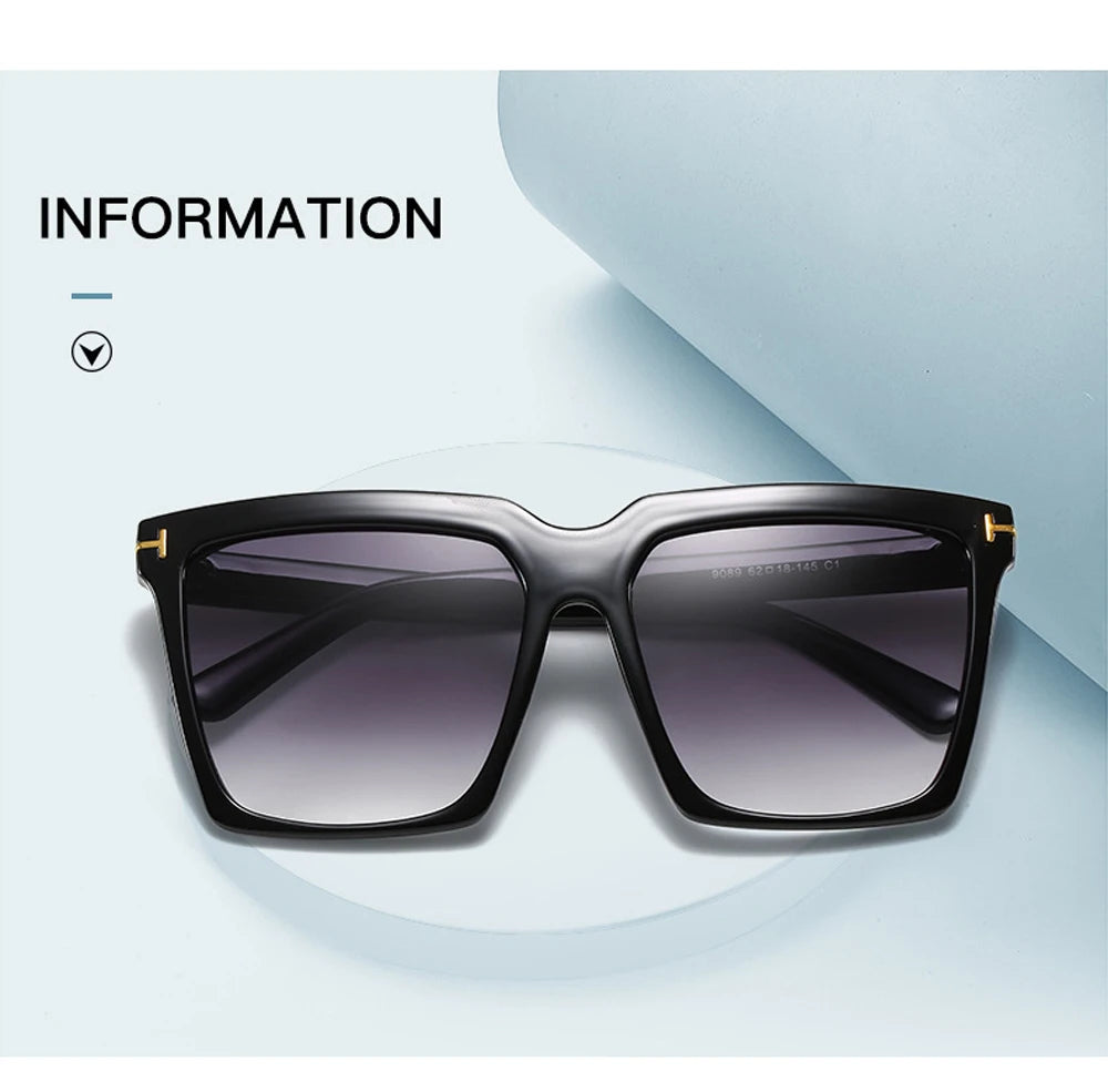 Square Vintage Sunglasses UV400