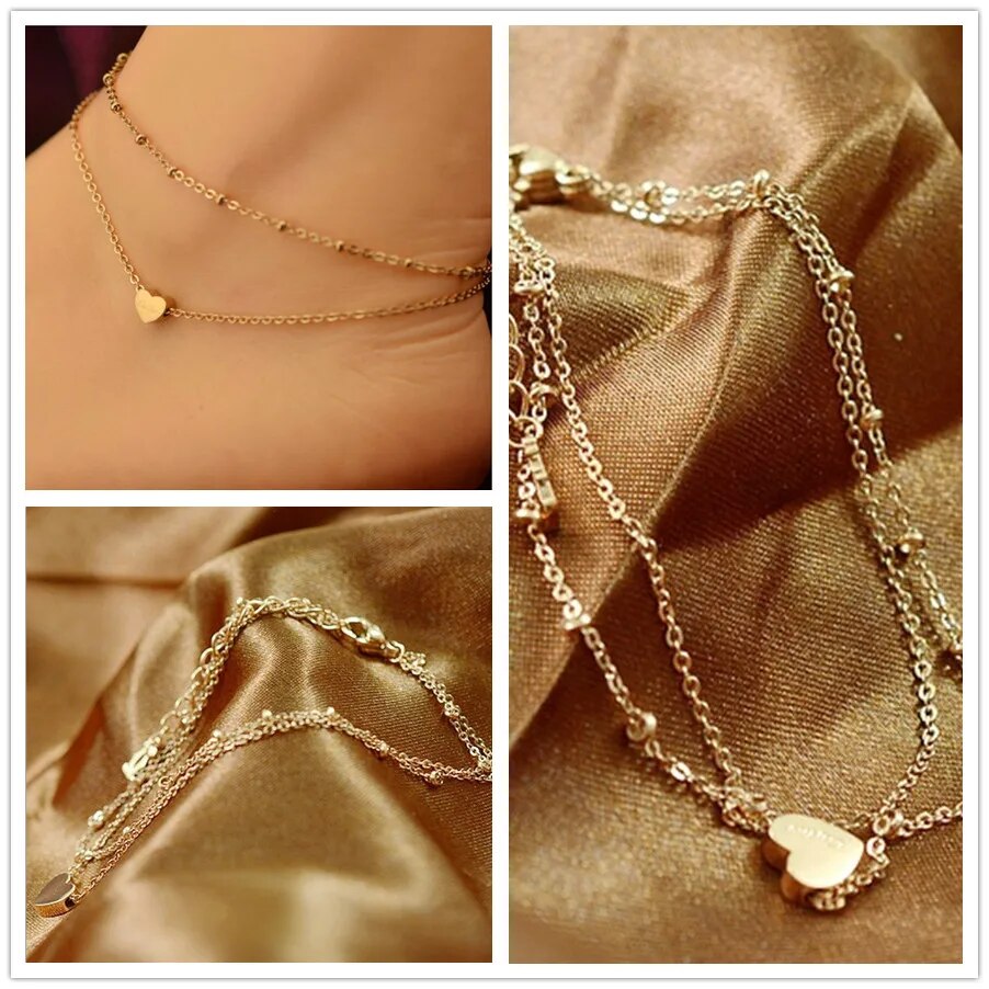 Casual/Sporty Gold / Silver Color  Anklet