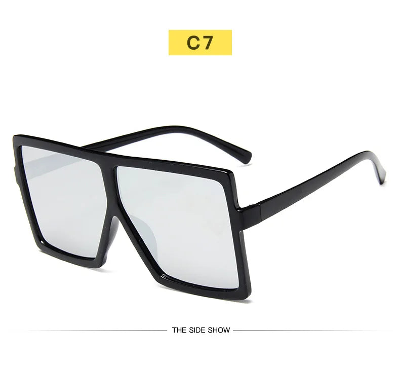 Unisex Oversized Shades Vintage Retro