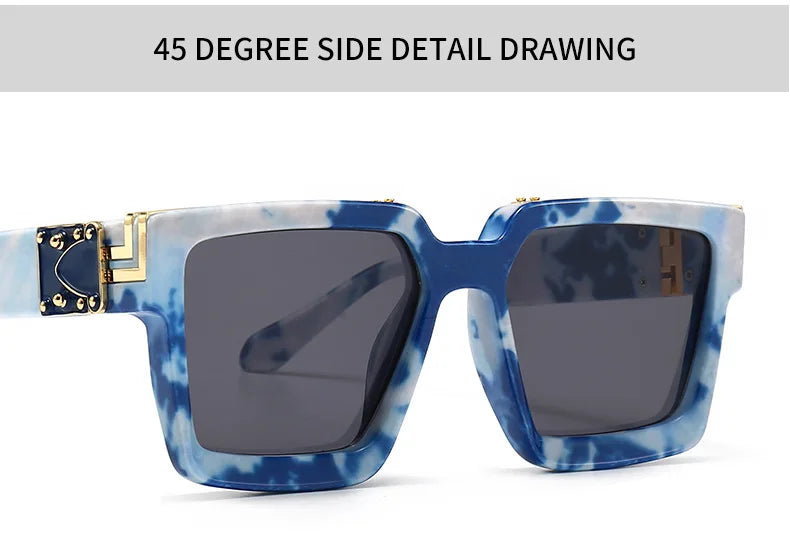 Classic Luxury Square Sunglasses