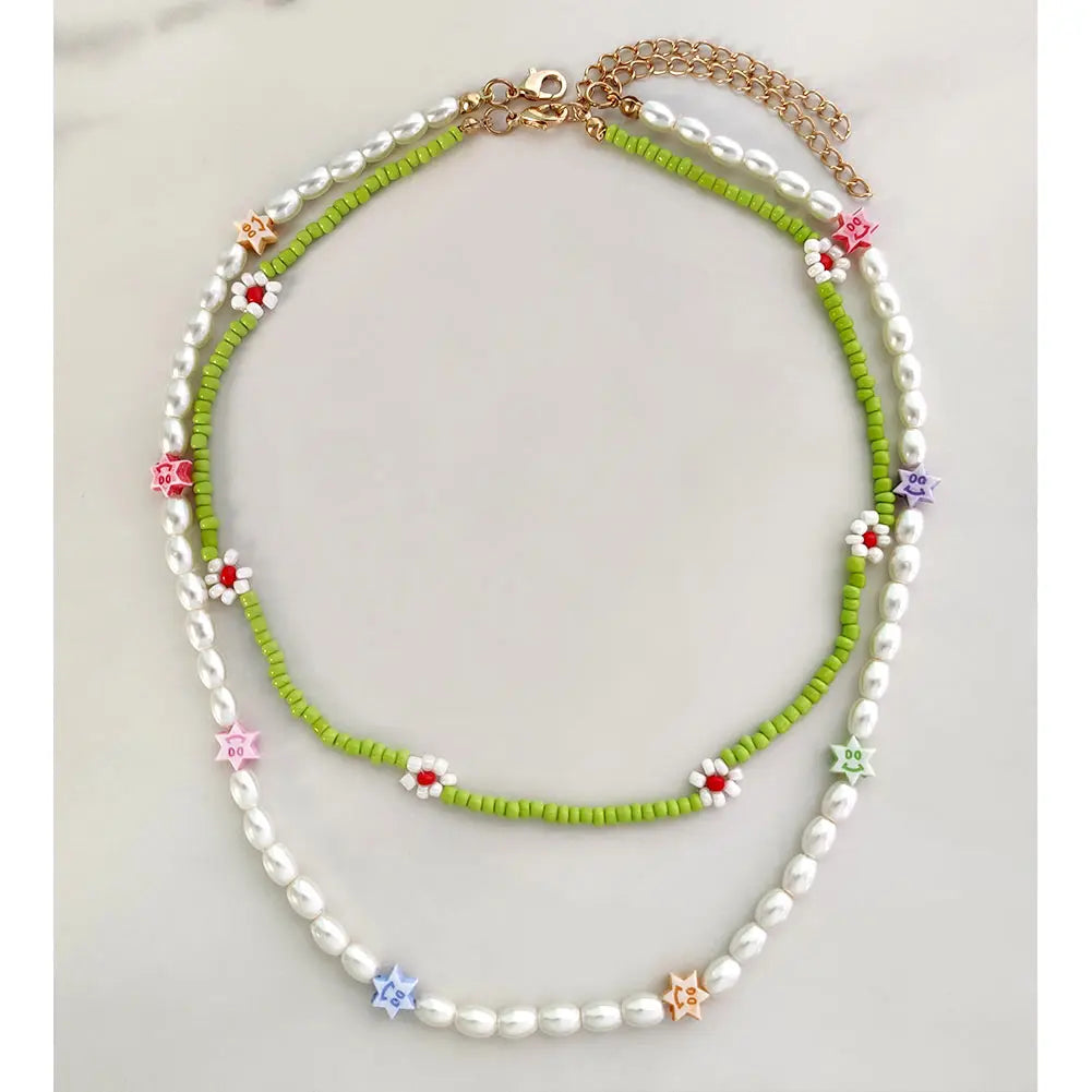 Smile Pearl Acrylic Fruit Heart Beads