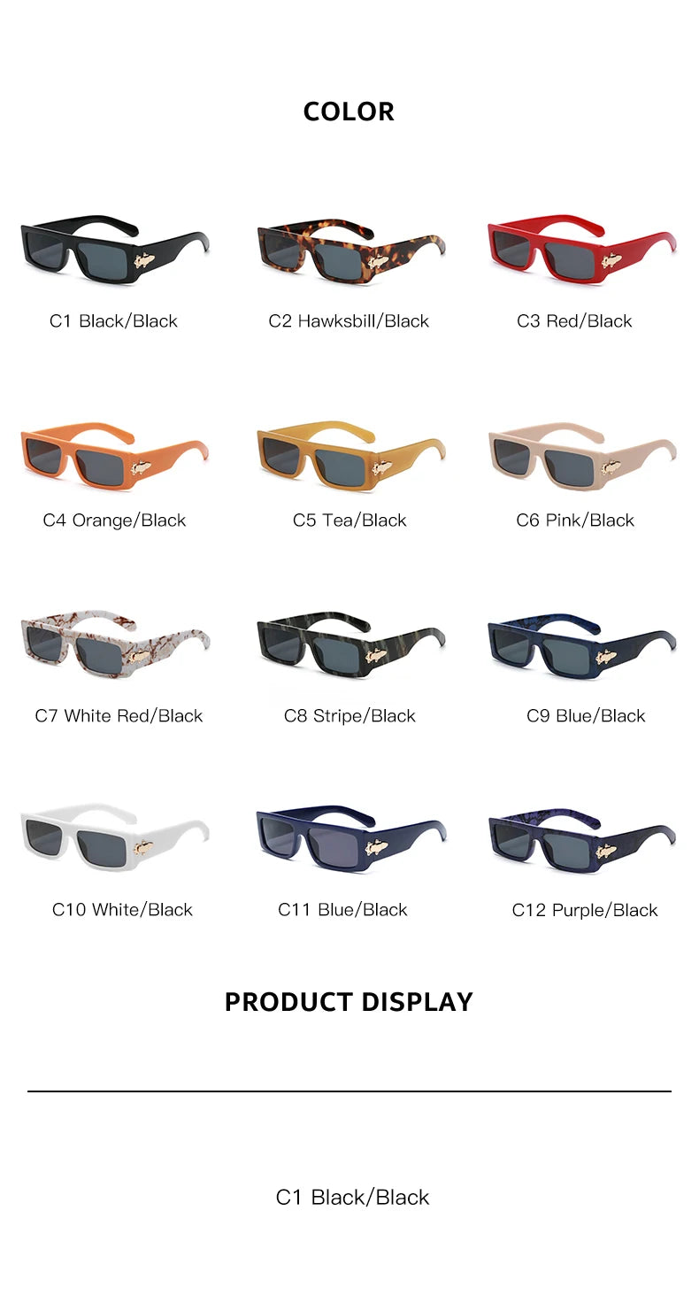 Marble Texture Custom Sunglasses Men