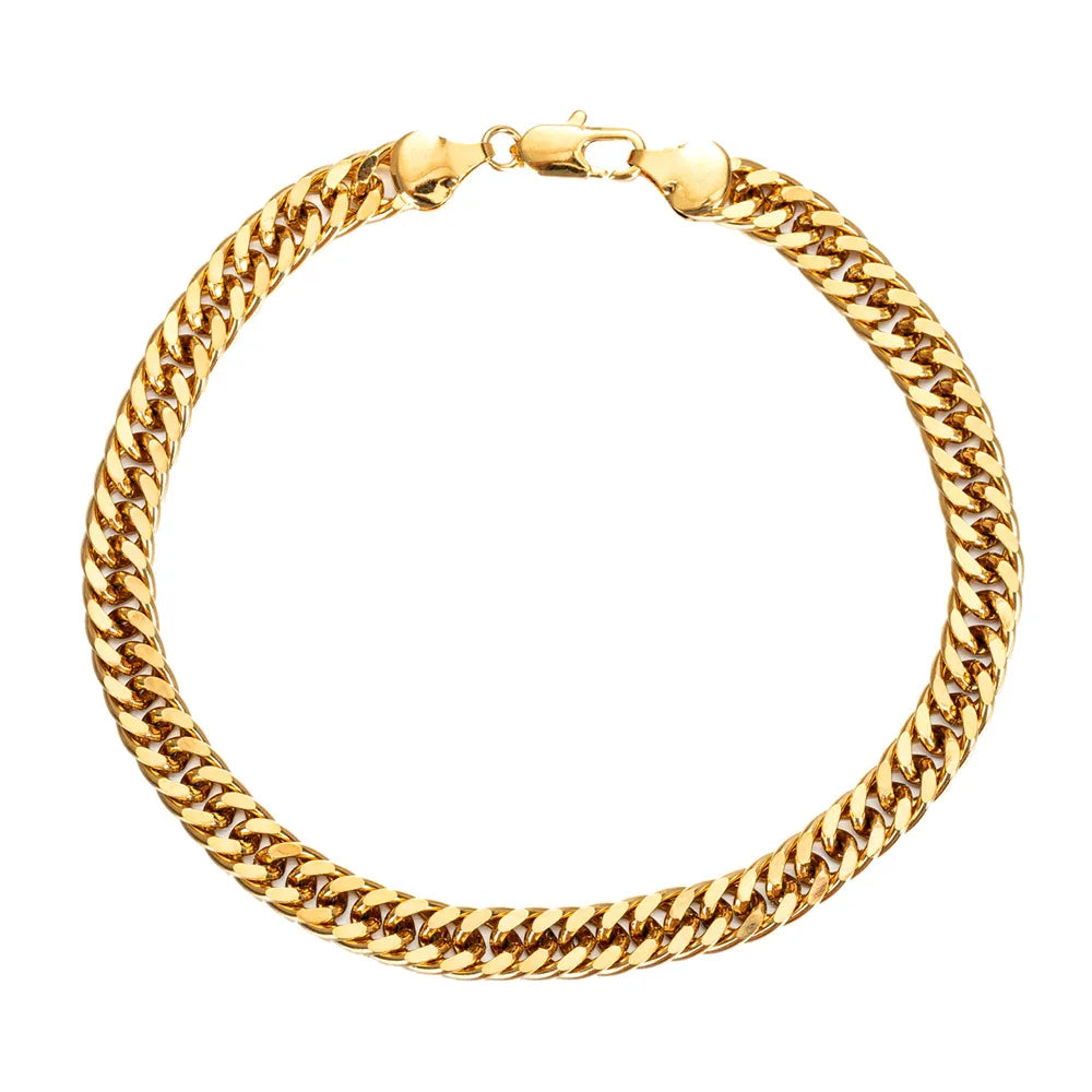 7mm Cuban Link Unisex Waterproof