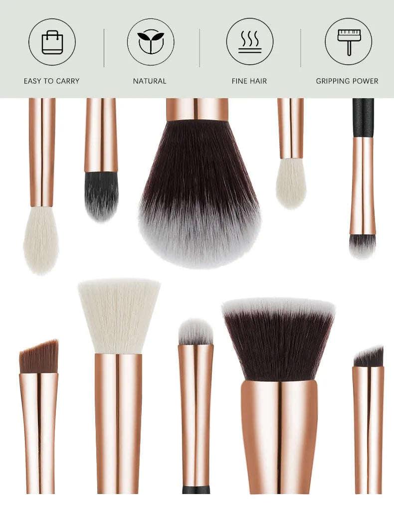 Foundation / Eyebrow / Contour / Eyeshadow Make Up Brushes
