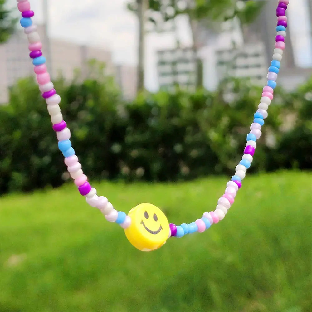 Smile Pearl Acrylic Fruit Heart Beads