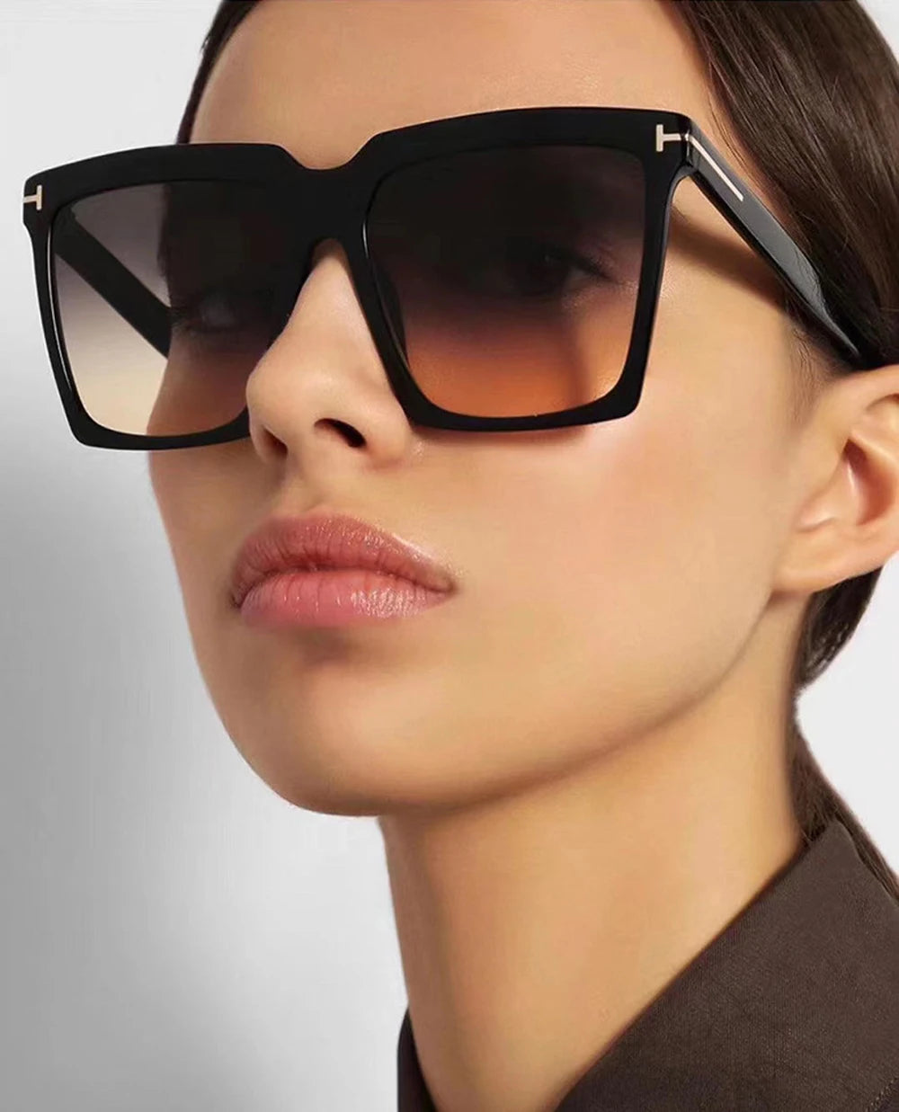 Square Vintage Sunglasses UV400