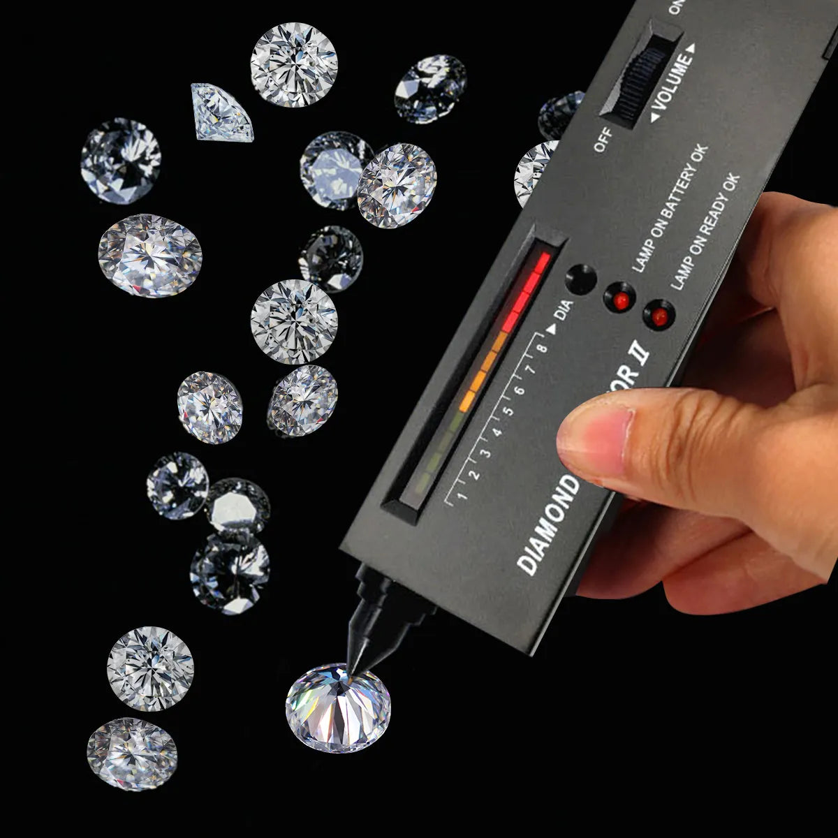 Heavy Round 4mm 0.3ct Moissanite