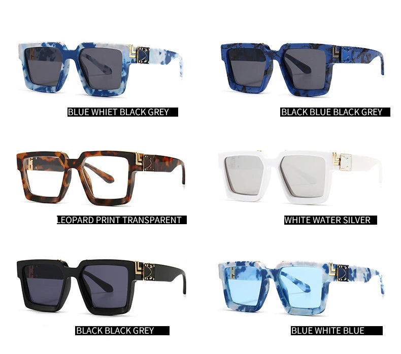 Classic Luxury Square Sunglasses