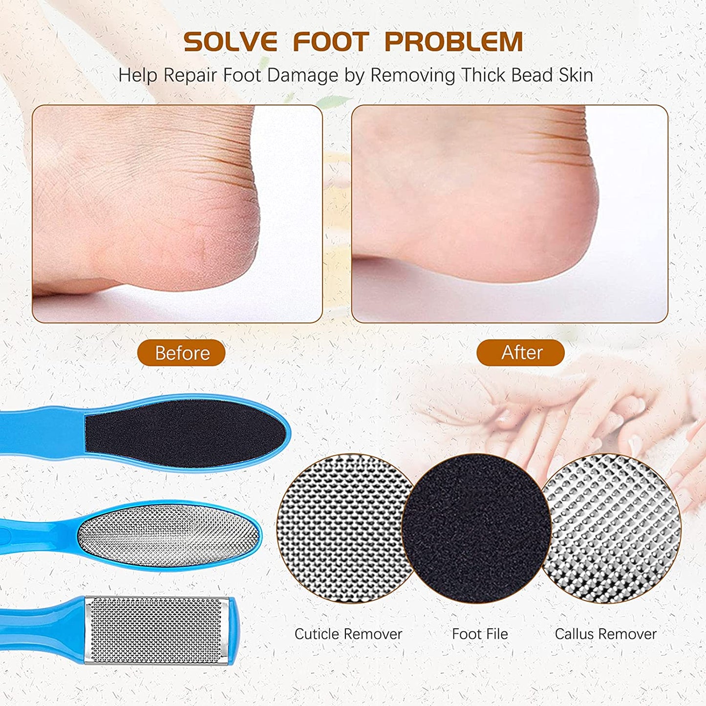 Pedicure Kit with Storage Bag