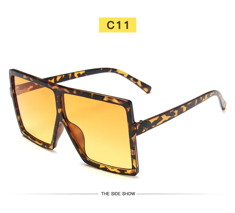 Unisex Oversized Shades Vintage Retro