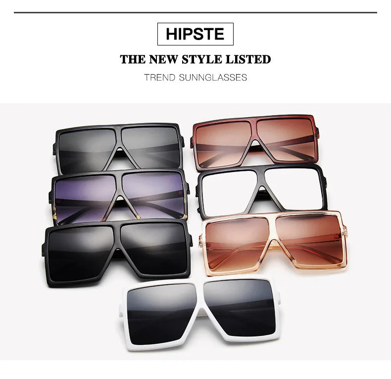 Unisex Oversized Shades Vintage Retro
