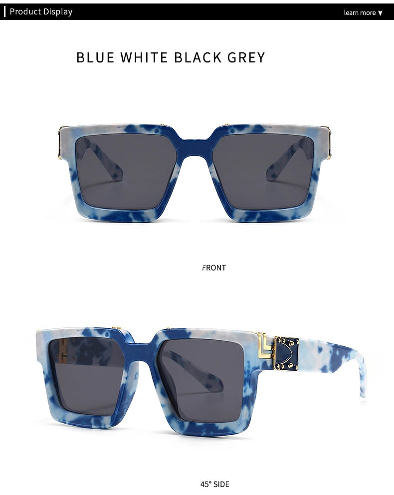 Classic Luxury Square Sunglasses