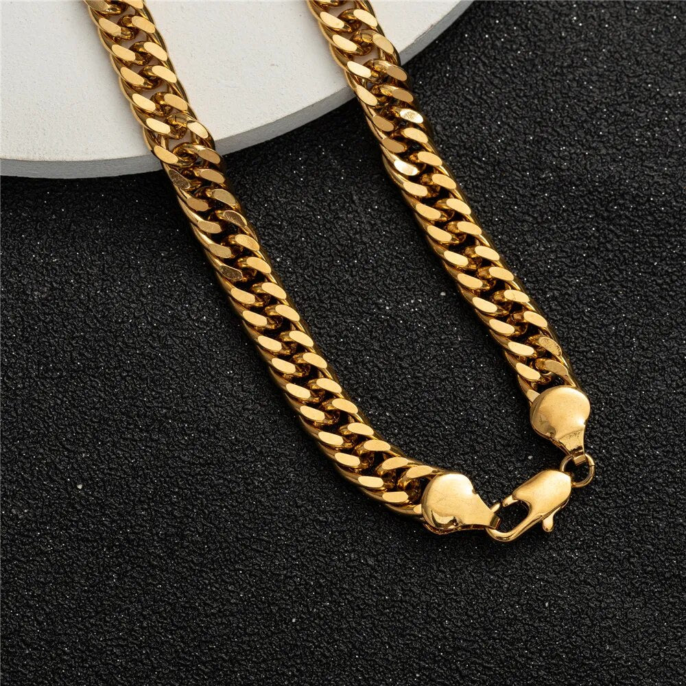 7mm Cuban Link Unisex Waterproof