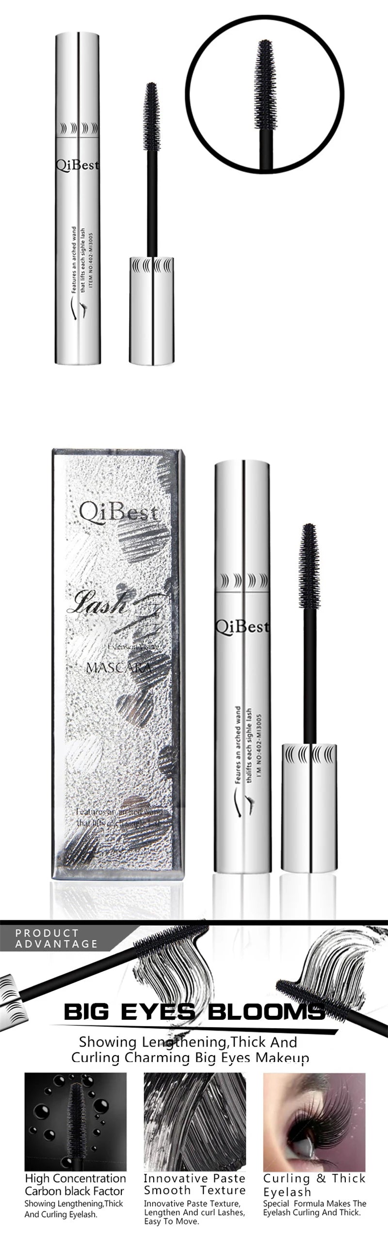 4D Silk Fiber Eyelash Mascara Waterproof