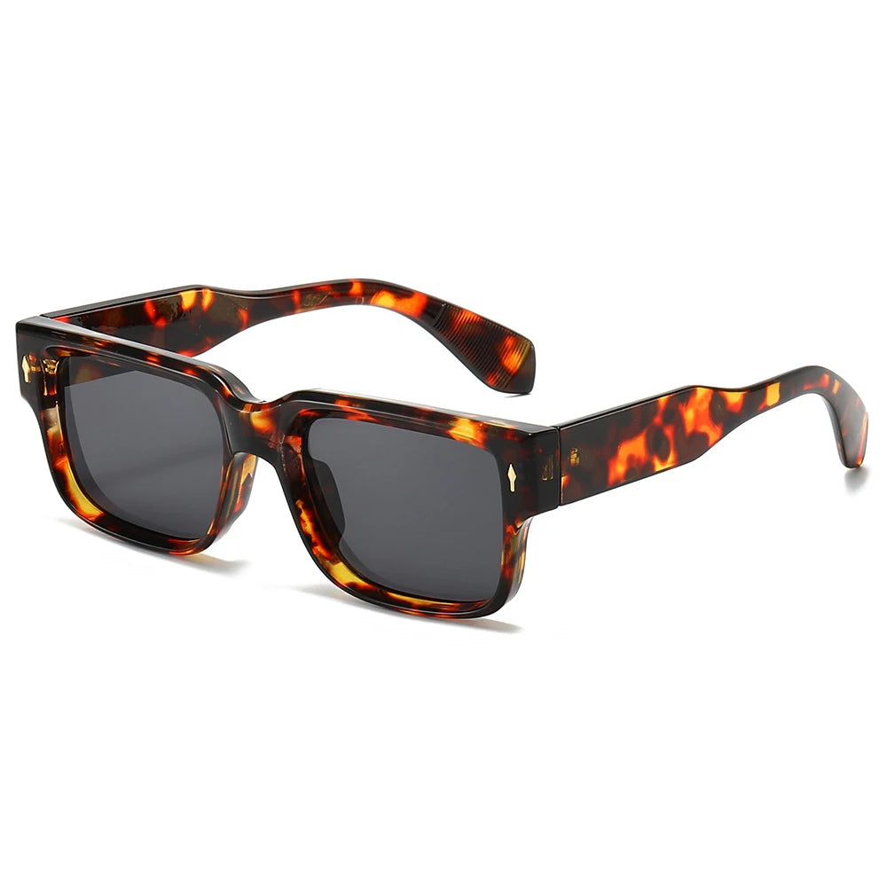 High Quality 2025 New Square Sunglasses Ins Style Small Frame Personalized Trend PC Sunglasses