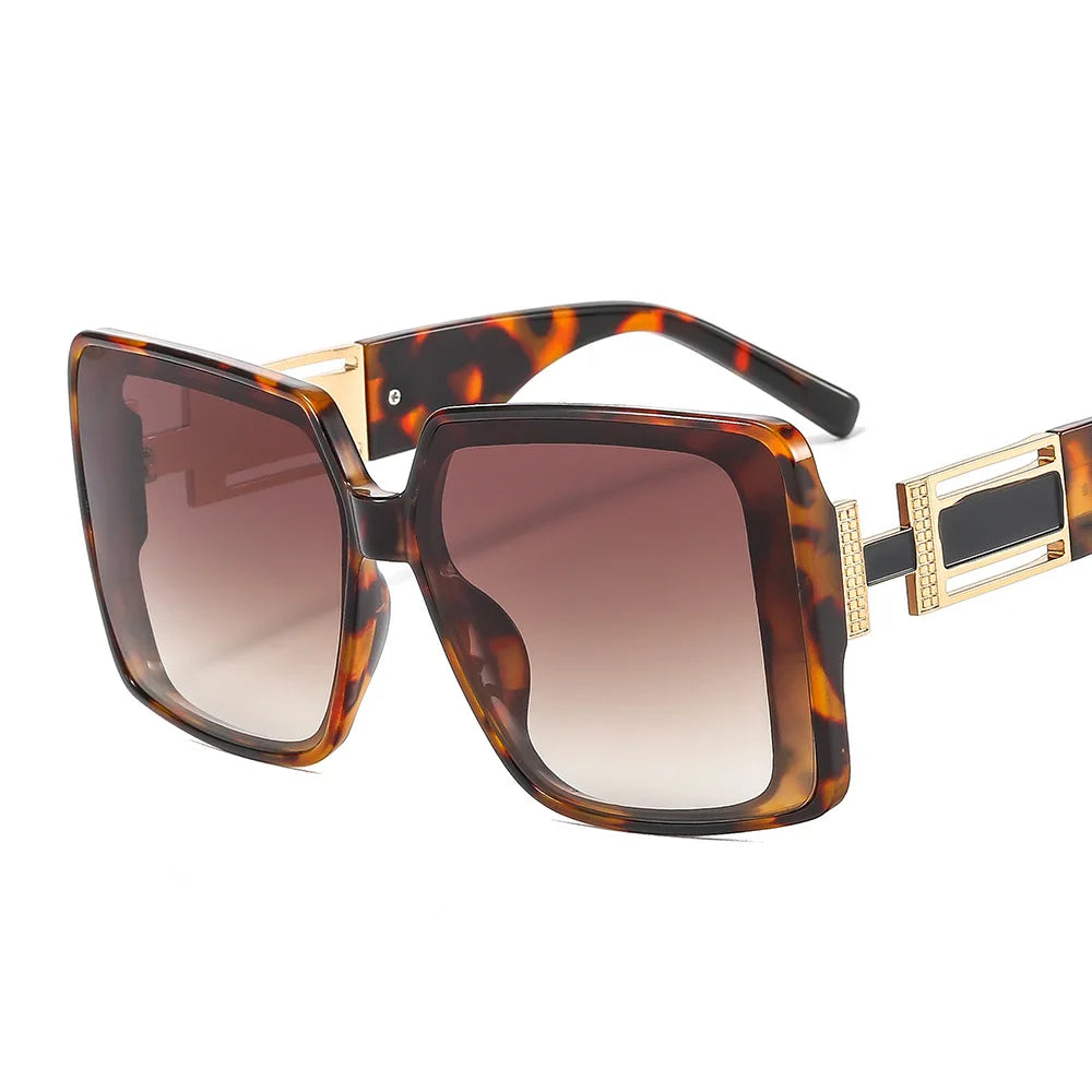 Luxury Comfortable UV400 Square Frame Sunglasses