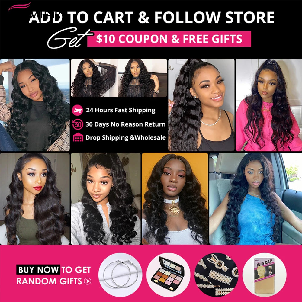 Pre Plucked 5x5 | 13x4 Brazilian 100% Human Hair