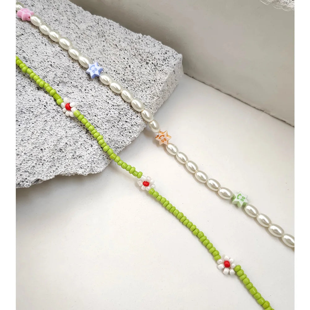 Smile Pearl Acrylic Fruit Heart Beads