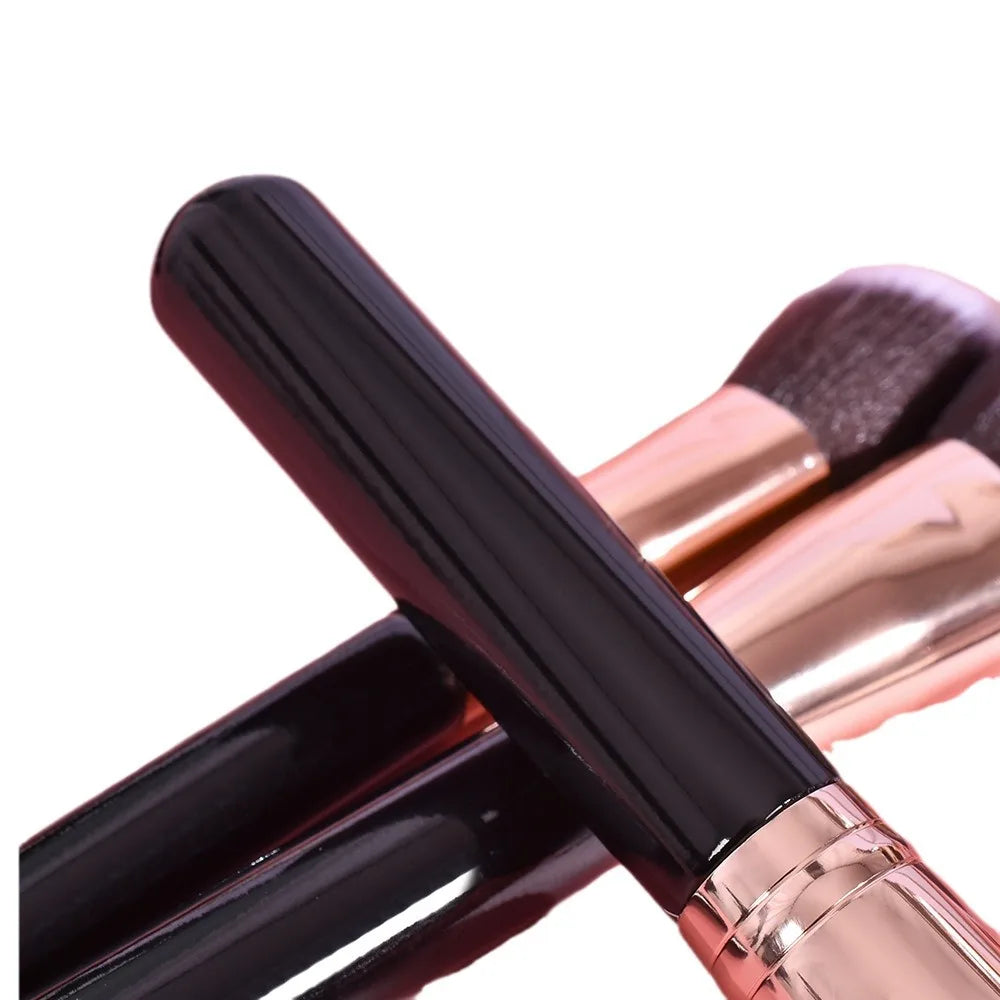 Professional 12-Piece Rose Gold Makeup Brush Set| Eyeshadow & Loose Powder Brush