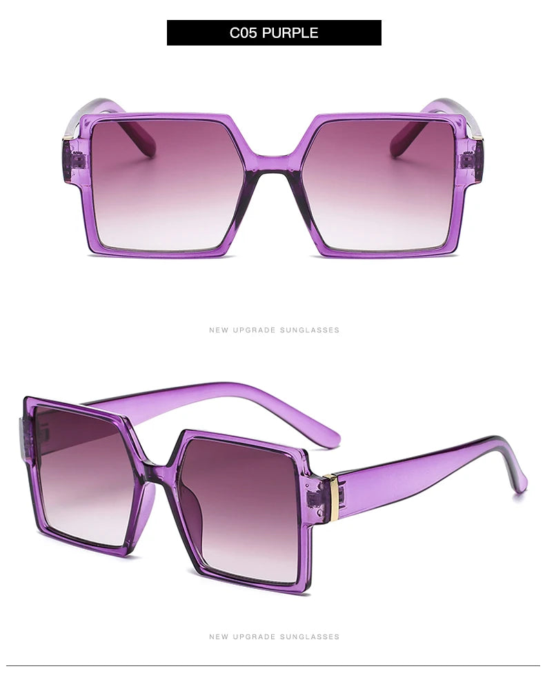 Vintage Fashion Gradient Eyeglasses