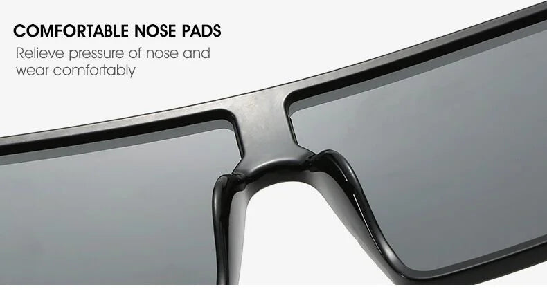 Oversized Big Frame Gradient Sunglasses