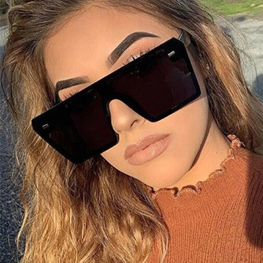 Oversized Big Frame Gradient Sunglasses