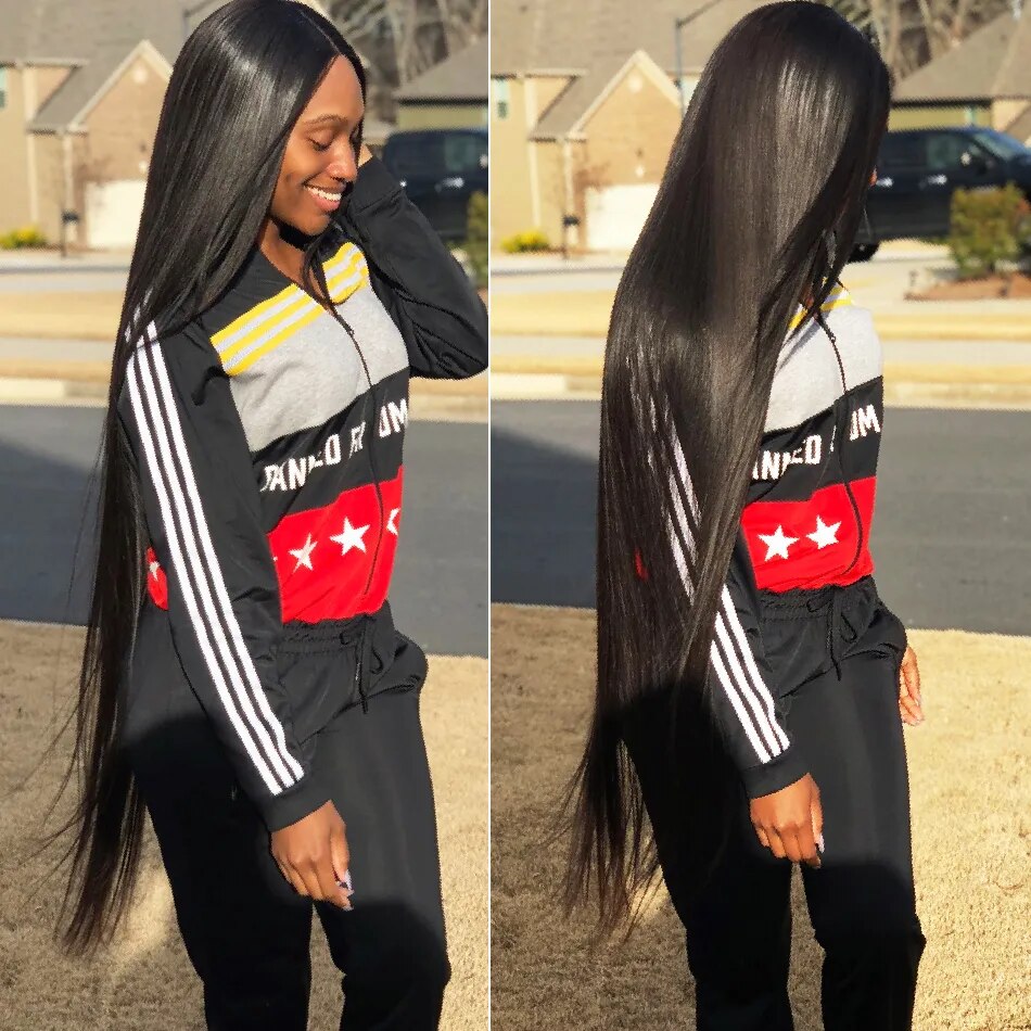 Brazilian Pre Plucked Lace Closure Wig